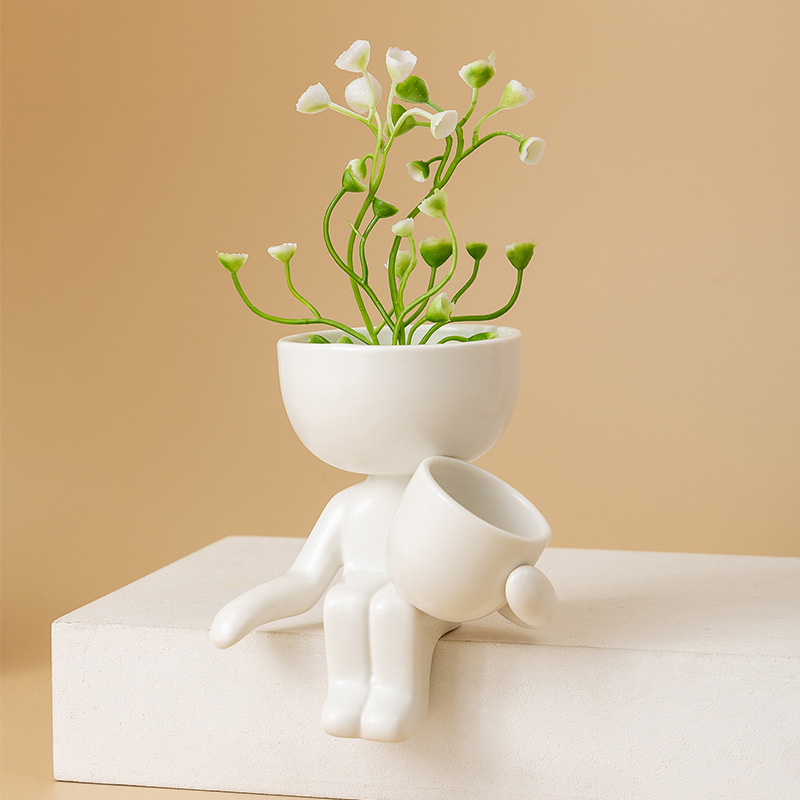 1pc Mini coloré en plastique plante Pot de fleur planteur - Temu Belgium