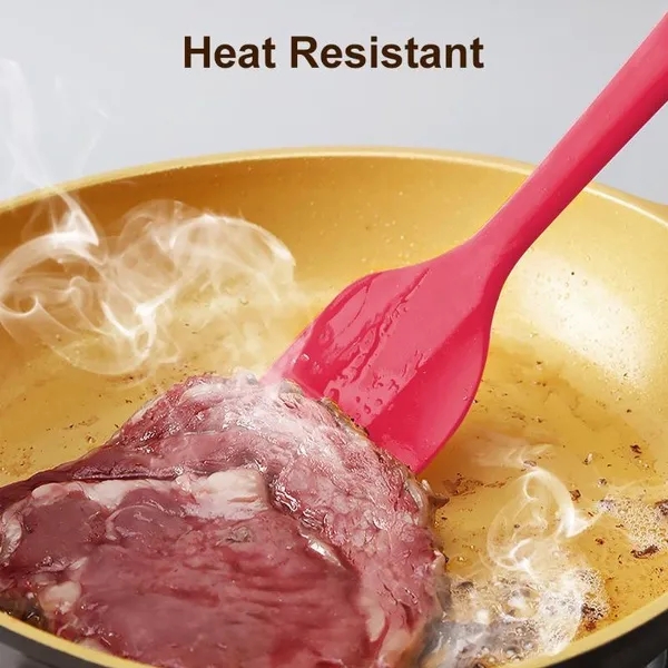 1pc Heat-Resistant Spatulas Silicone Cream Butter Cake Spatula Batter Scraper Kitchenware Baking Shovel Baking Tools, Kitchen Gadgets Accessories, For RV