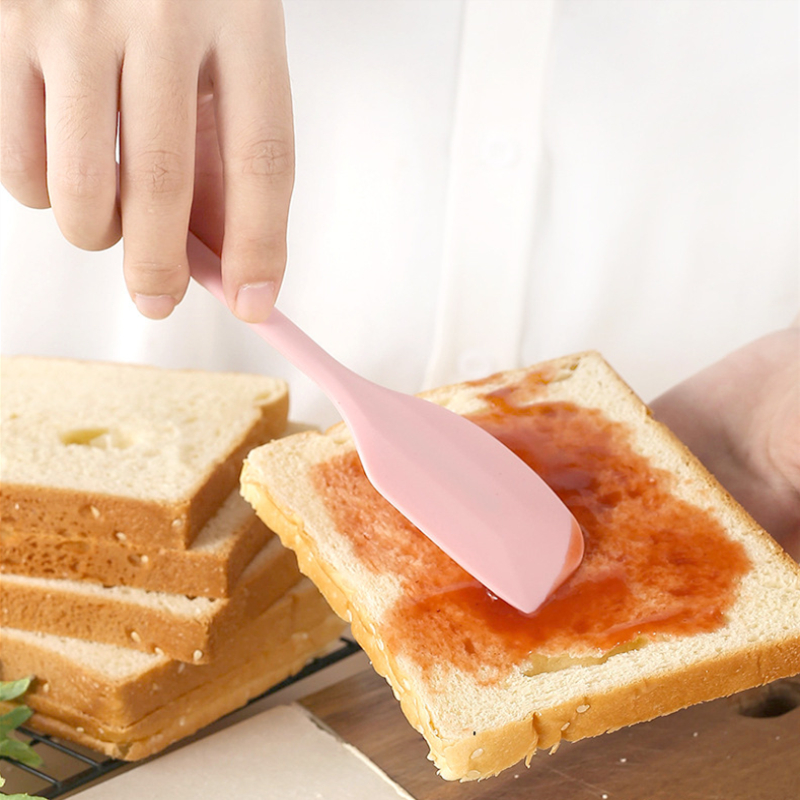 1pc Heat-Resistant Spatulas Silicone Cream Butter Cake Spatula Batter Scraper Kitchenware Baking Shovel Baking Tools, Kitchen Gadgets Accessories, For RV