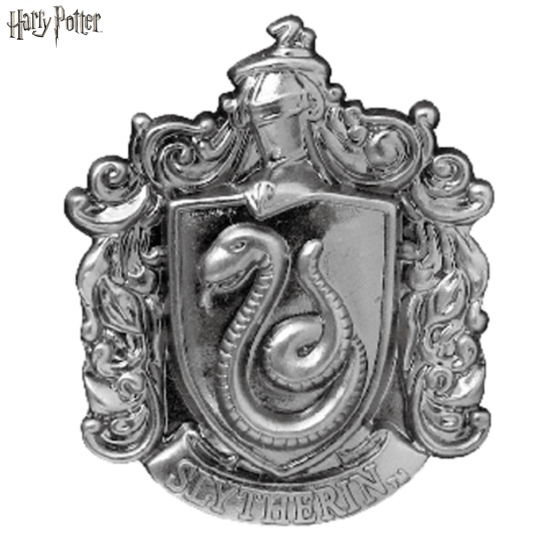H-P House Slytherin Crest Enamel Pin Witchcraft N Wizardry Brooch