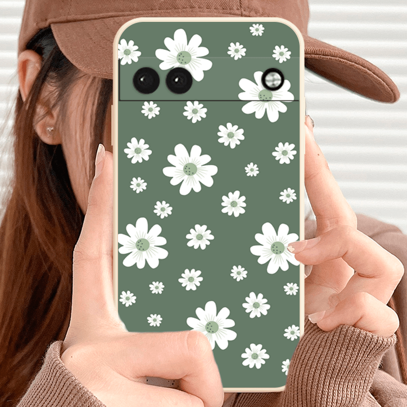 Aesthetic Flower Tpu Anti-fall Protective Soft Shockproof Phone Case For Google  Pixel 6a 7 7a Pro - Temu Philippines