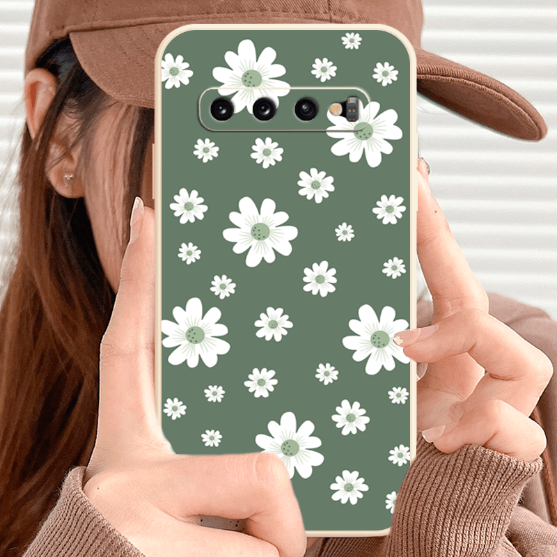 Funda De Teléfono Cute Flower TPU Anti Fall Protective - Temu