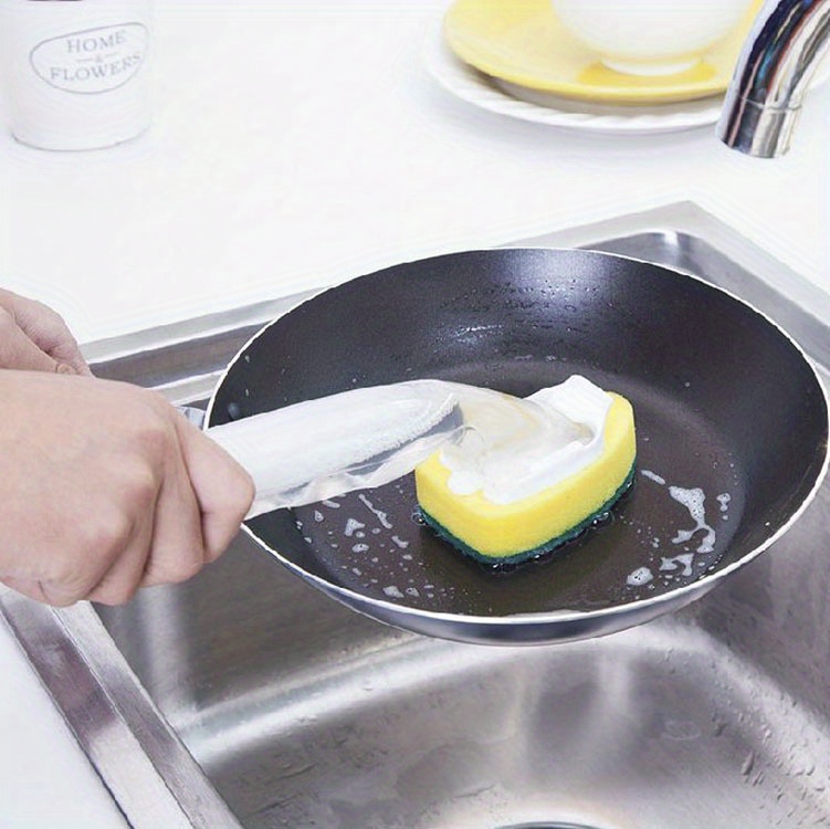 Cleaning Scrub Dishwashing Stick, Replacement Head, Dish Sponge