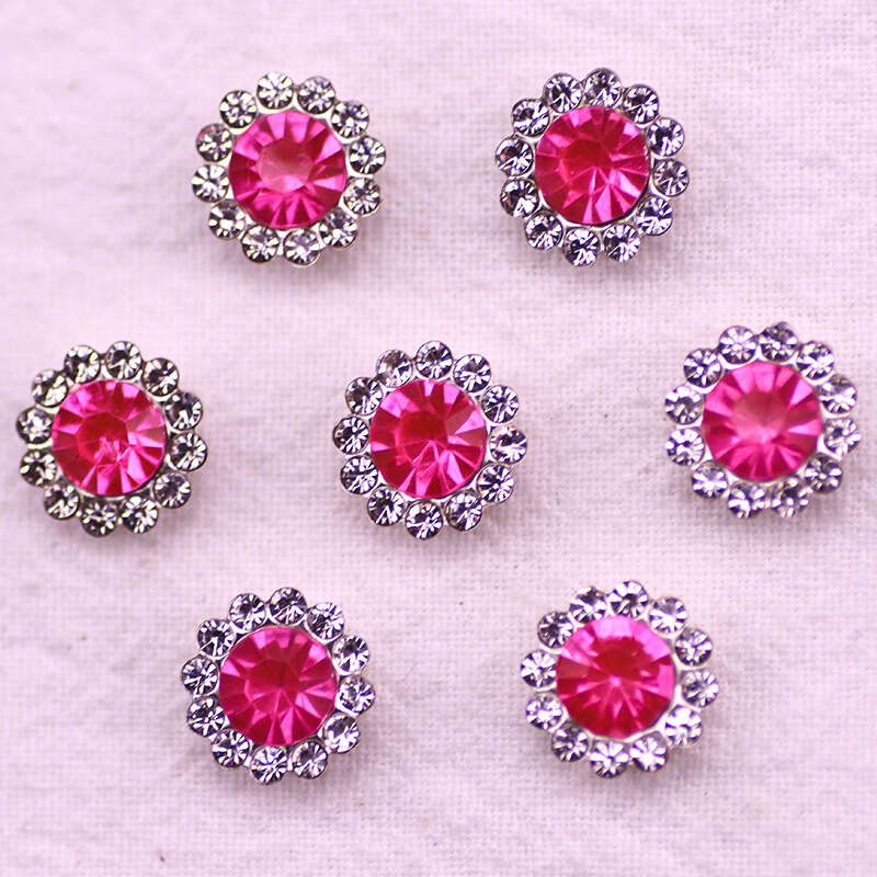 Sewing Beads Sun Flower Claw Rhinestones Flatback Round - Temu