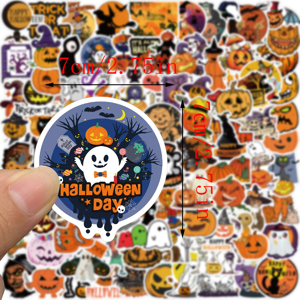 Halloween STICKER Set Laptop Planner Die Cut Stickers Water Bottle Decals  Fall