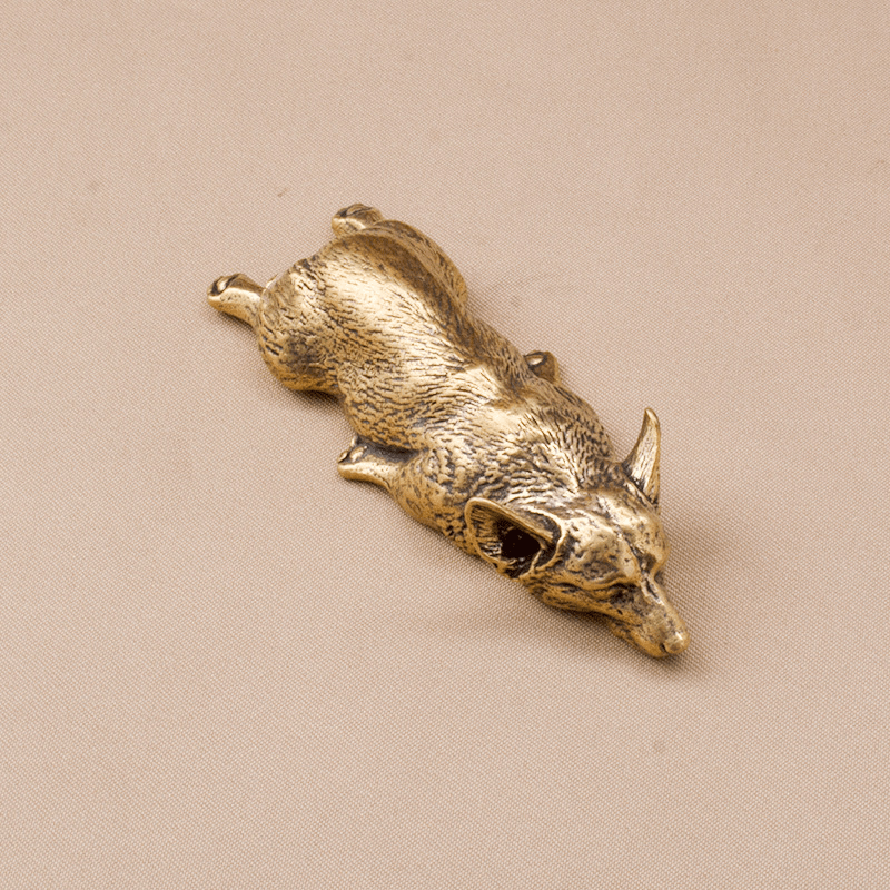 Vintage Brass Deer Ornament Antique Brass Metal Animal - Temu