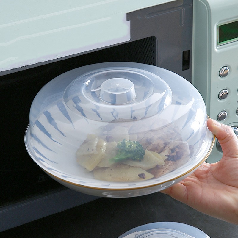Plastic microwave heating insulation dish cover heat resistant food  universal food hot plate food cover plastic