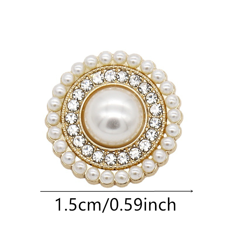 10pcs Luxury Pearl Buttons for Clothing DIY Sewing Material Sewing