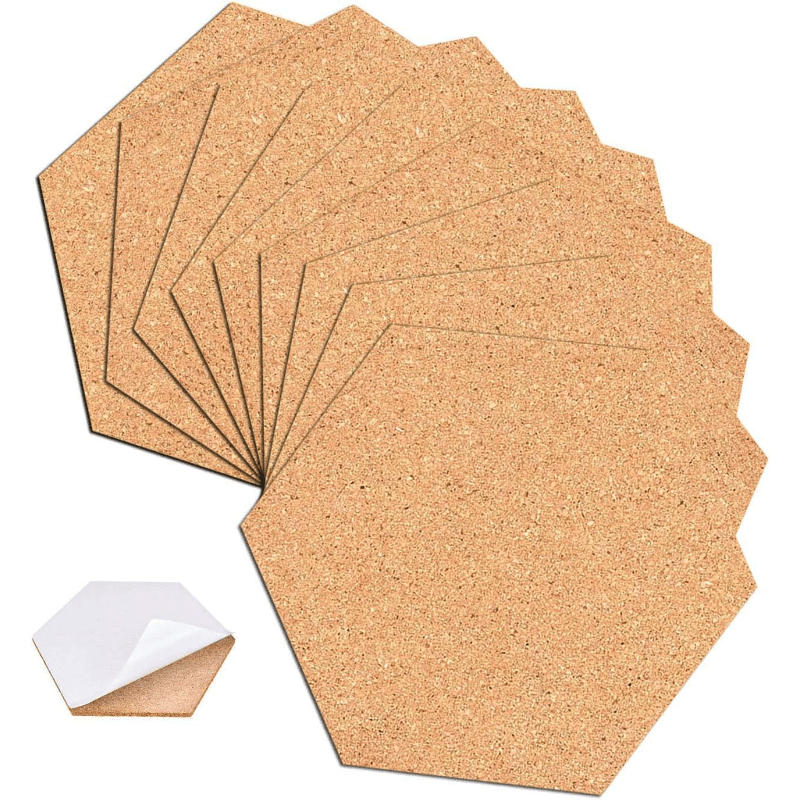 Felt Board Tiles Hexagon Bulletin Board Self Adhesive Pin - Temu