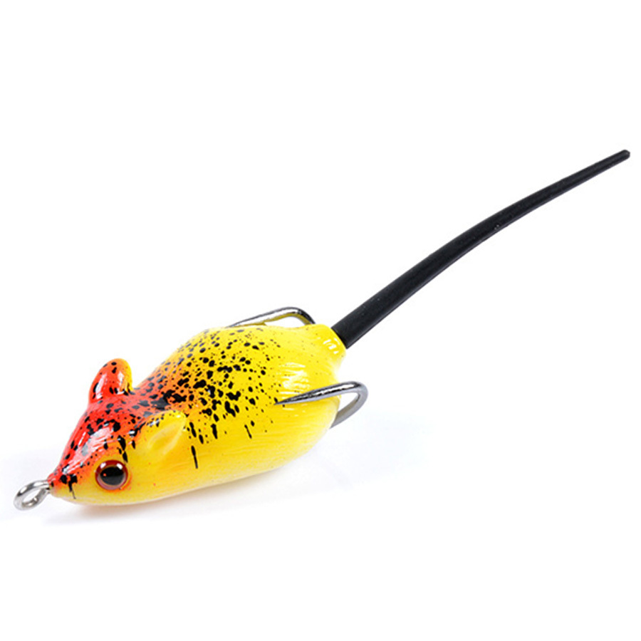 5pcs Artificial Mouse Lure Bionic Plastic Soft Bait Topwater Fishing  Swimbait Wobblers Lures Fishing Tackle