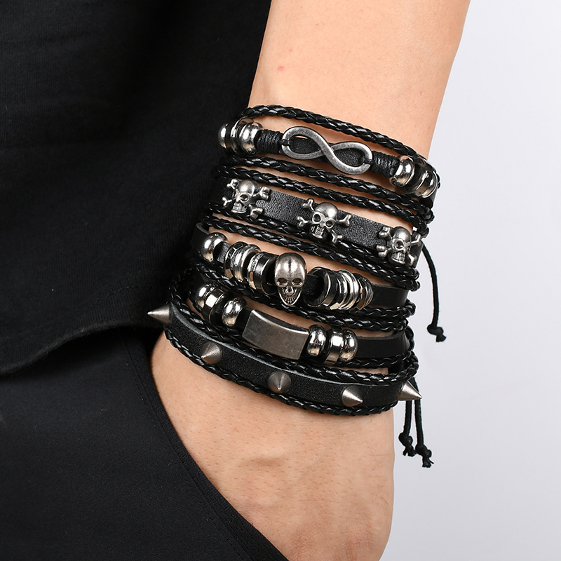 Leather Bracelet, Bracelet, Man, Burning Man, Vikings, Gift, Accessories, Man  Accessories 