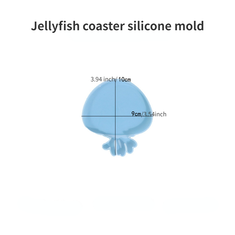 1 Set Di Stampi In Silicone Per Sottobicchieri Della Serie Marine Life Con  Scatola Di Immagazzinaggio, Stampo In Silicone In Resina Epossidica  Fai-da-te, Pesce Pagliaccio, Pesce Persico, Meduse, Portaoggetti Per  Sottobicchieri, Adatto