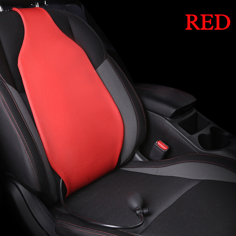 Car Accessories Dynamic Air Bag Support Lumbar Cushion Universal Smart Lumbar  Support For Car Seat Back Air Pump Waist Rest Protector - Temu