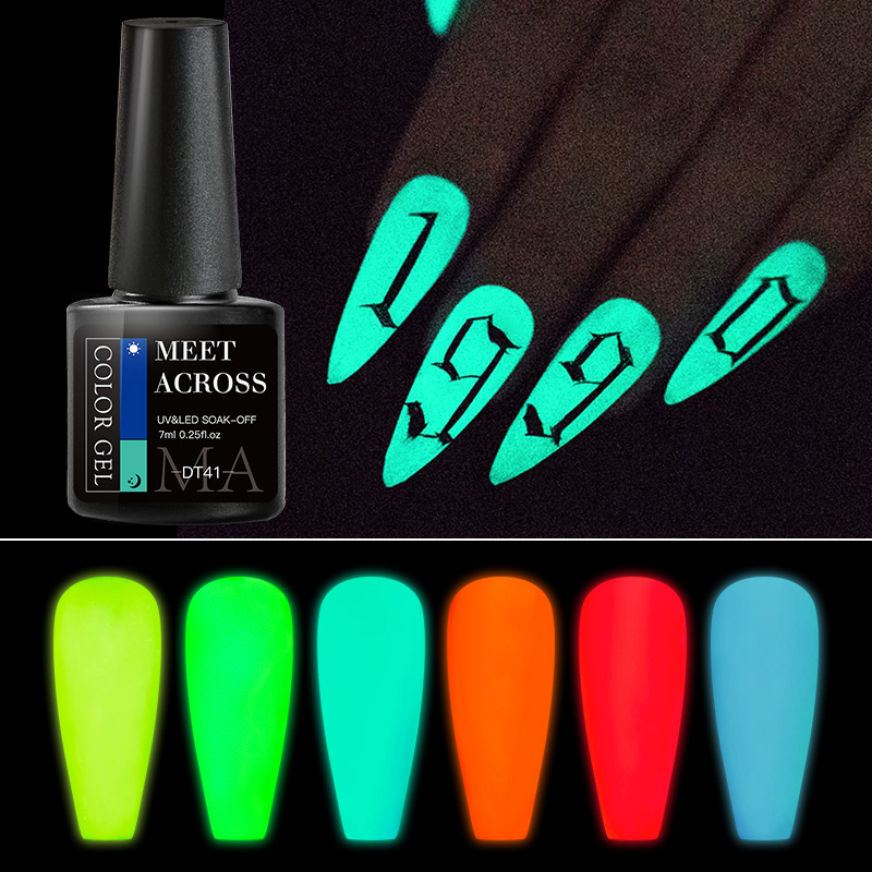 neon teal nail polish