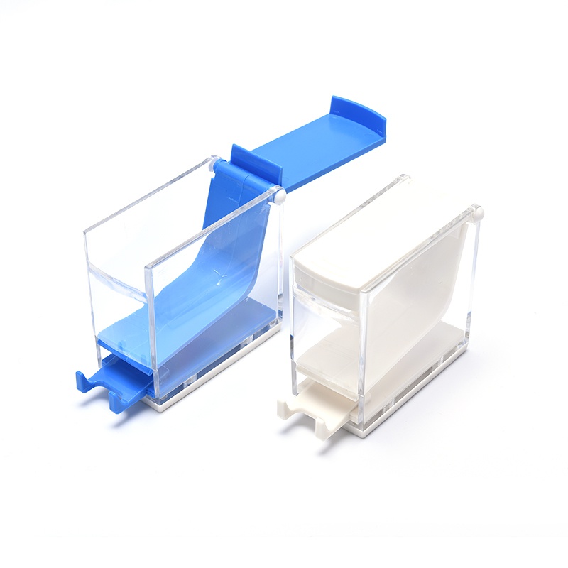 Dental White Blue Color Dentist Cotton Roll Dispenser Holder - Temu