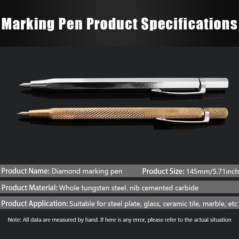 Construction Engraving Pen Diamond Glass Tile Marking Pen - Temu