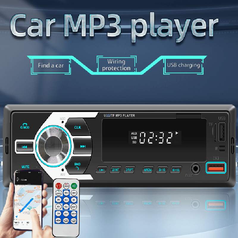 Car Radio 12v Universal Single Din Intelligent Bt Car Stereo - Temu