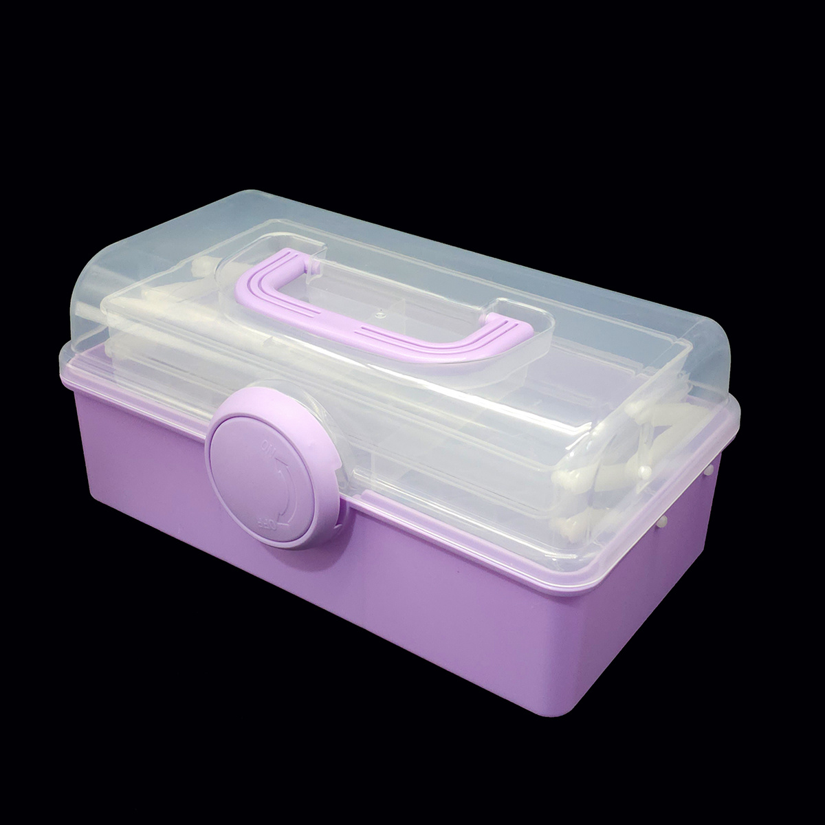 57 Purple Diamond Painting Tool Set With Storage Box, DIY Diamond