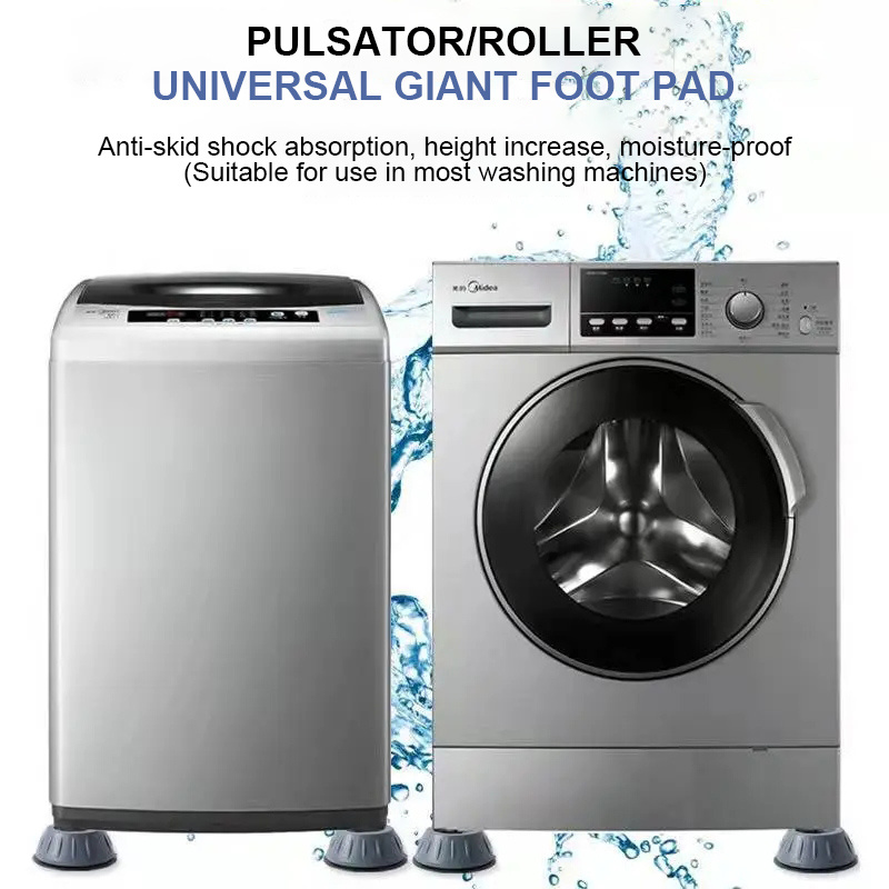 1pc Adjustable Height Washing Machine Anti Vibration Pad Shock Non Slip  Feet Mat, Find Great Deals