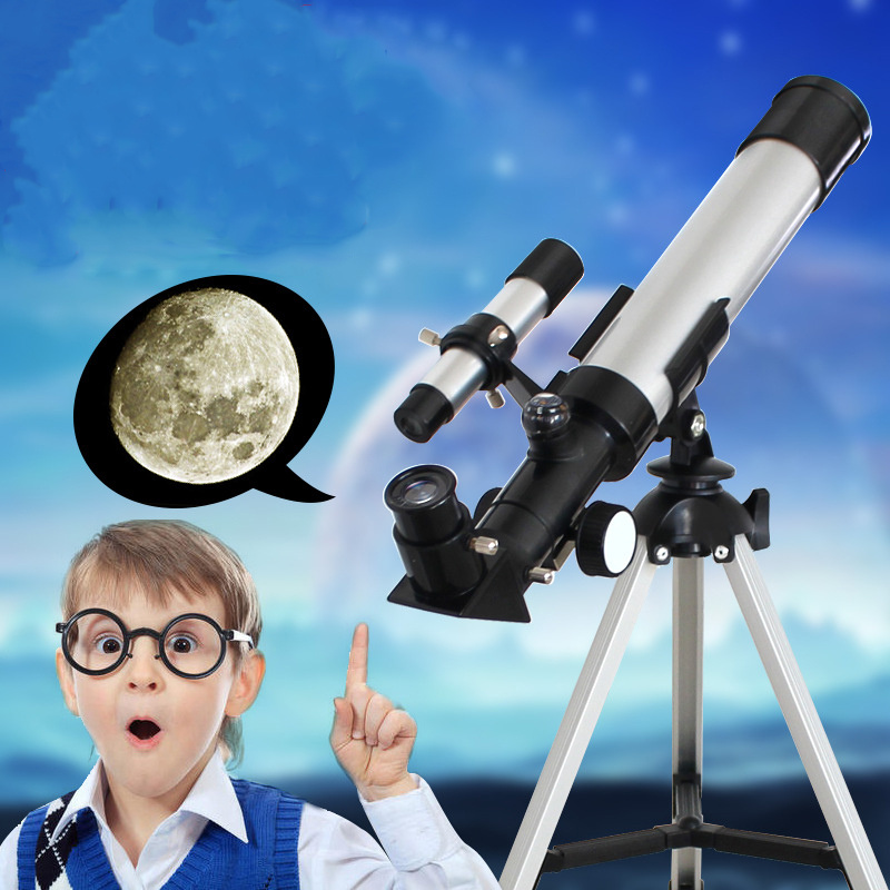 Telescopio astronómico profesional 875x para niños y adultos, Reflector  Monocular de 76700mm, equipo de Camping, regalos para niños, 114 -  AliExpress