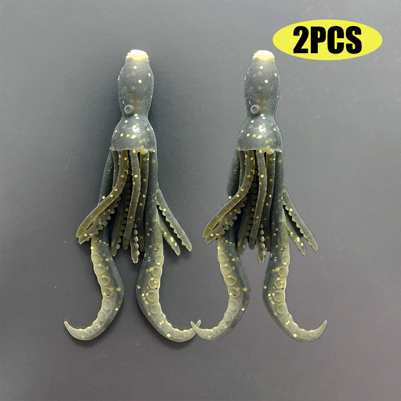 Bionic Octopus Fishing Lure Soft Lure Squid Skirts Tpr - Temu Australia