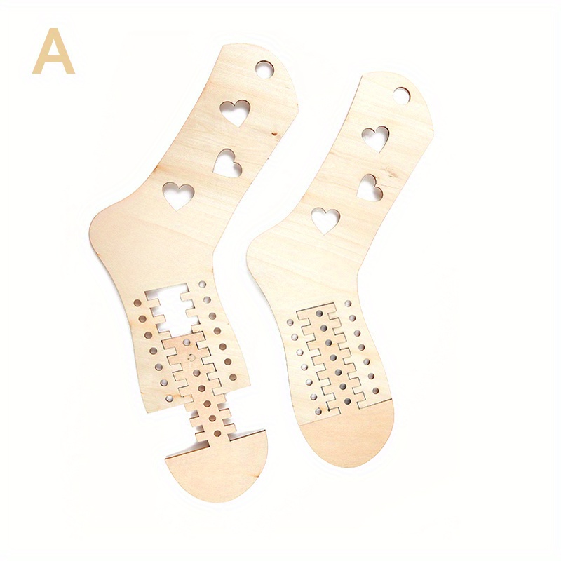 2 Pieces Wooden Sock Blocker & Stretchers for Stocking Display - Handmade  Knitting Mold for Handcrafted Gifts - AliExpress