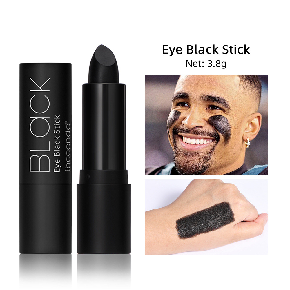 Eye Black Stick,Black Cream-Blendable Stick Highly Pigmented Eye Black  Baseball/Football/Softball Accessories,Face Body Paint Stick Black Matte