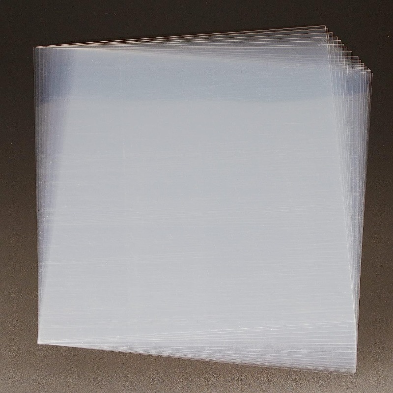  Hojas de plástico transparente para manualidades de 6 mil.  Reutilizables de acetato de 12 x 12 pulgadas, 20 hojas de plantillas son  perfectas para crear plantillas en blanco para manualidades, hoja