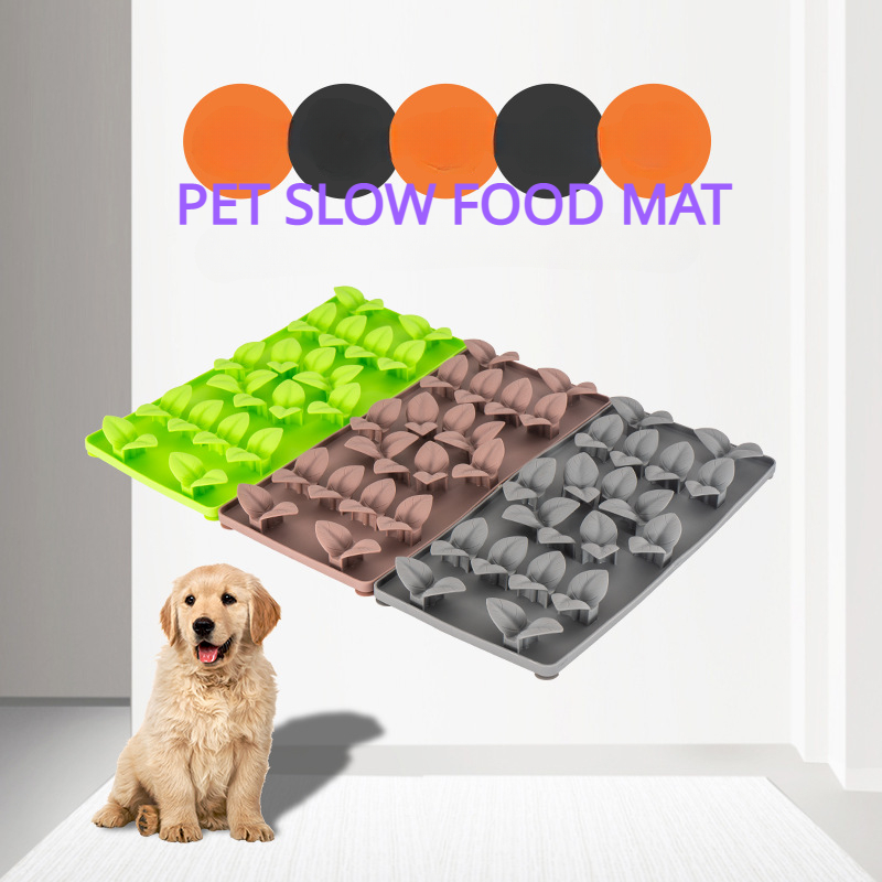 Dog Feeding Mat, Multifunctional Silicone Dog Licking Mat Snuffle Mat With  Suction Cups For Anxiety Relief - Temu