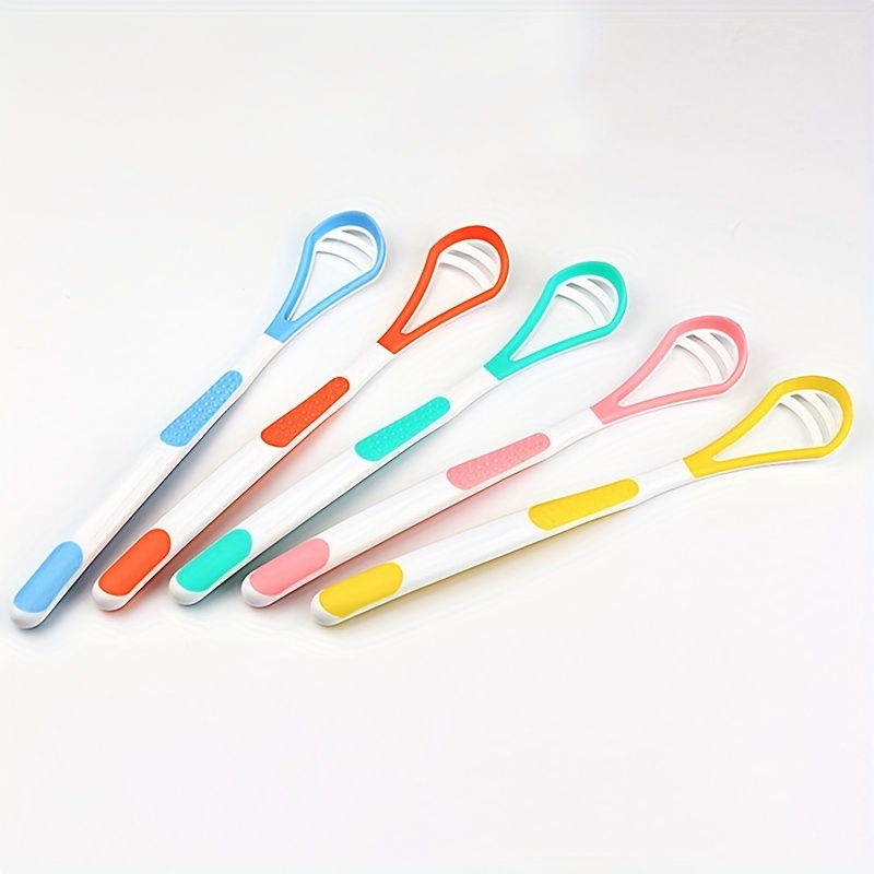 Reduce Bad Breath With Silicone Tongue Scraper - Oral Care Tool For Adults  - Temu