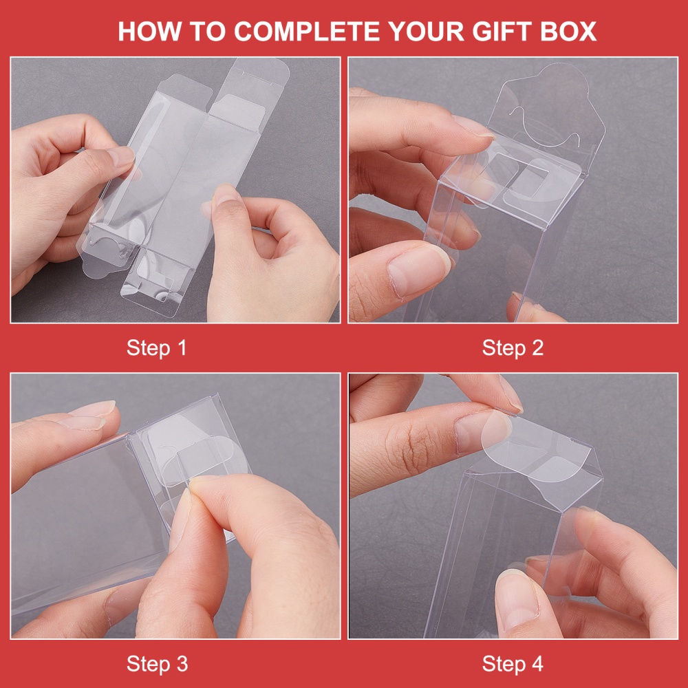 Mini Rectangular Box Storage Box Translucent Box Packing Box Waterp *
