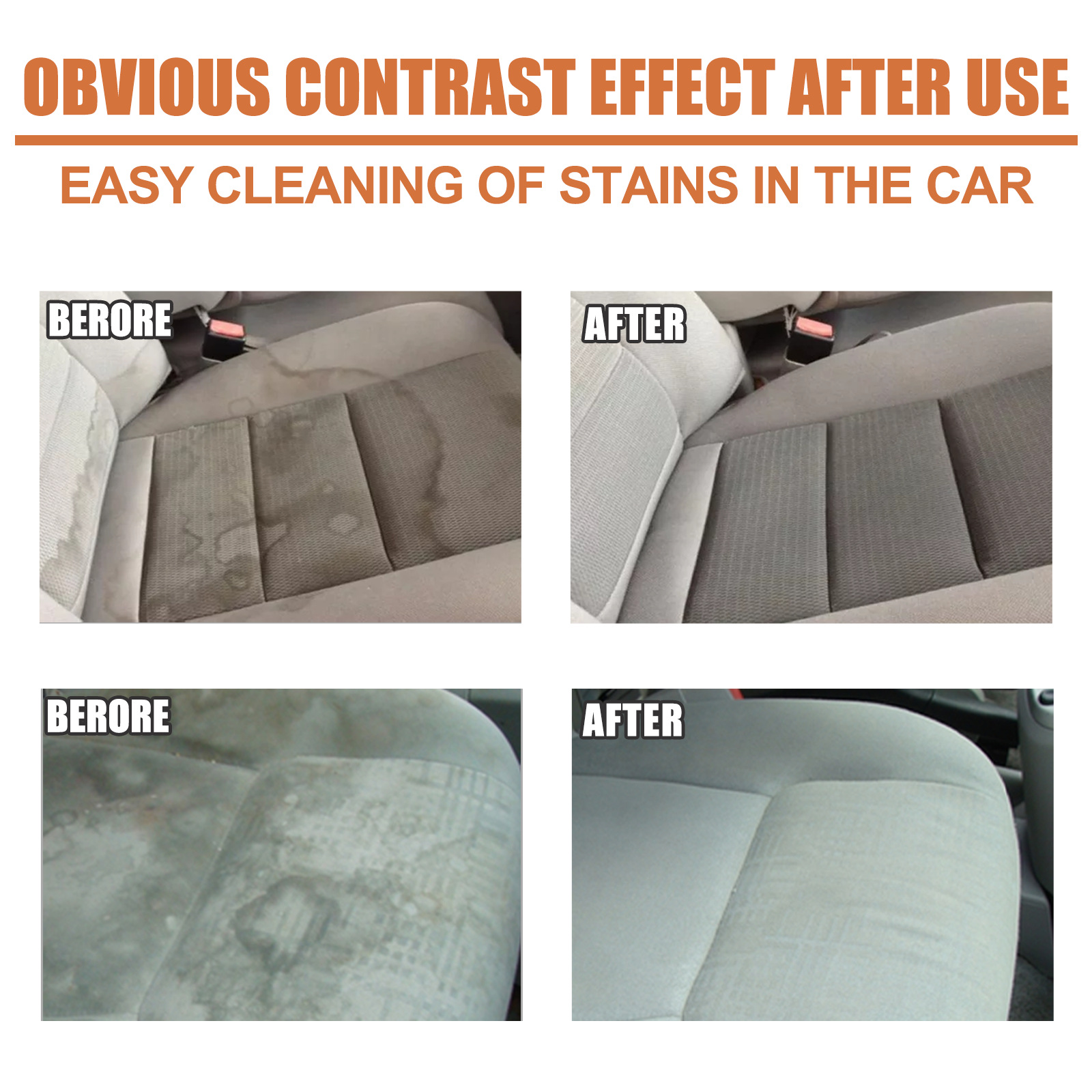 Car Interior Cleaning Decontamination Stains Remover Cleaning Quickly Auto  Foam Dry Cleaner