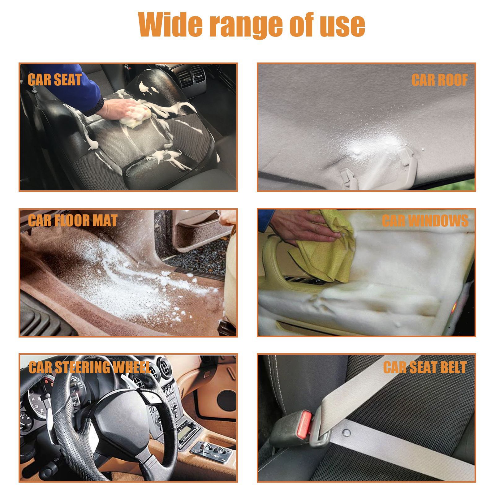 Car Carpet Cleaner Foam Car Interior Cleaning Wash