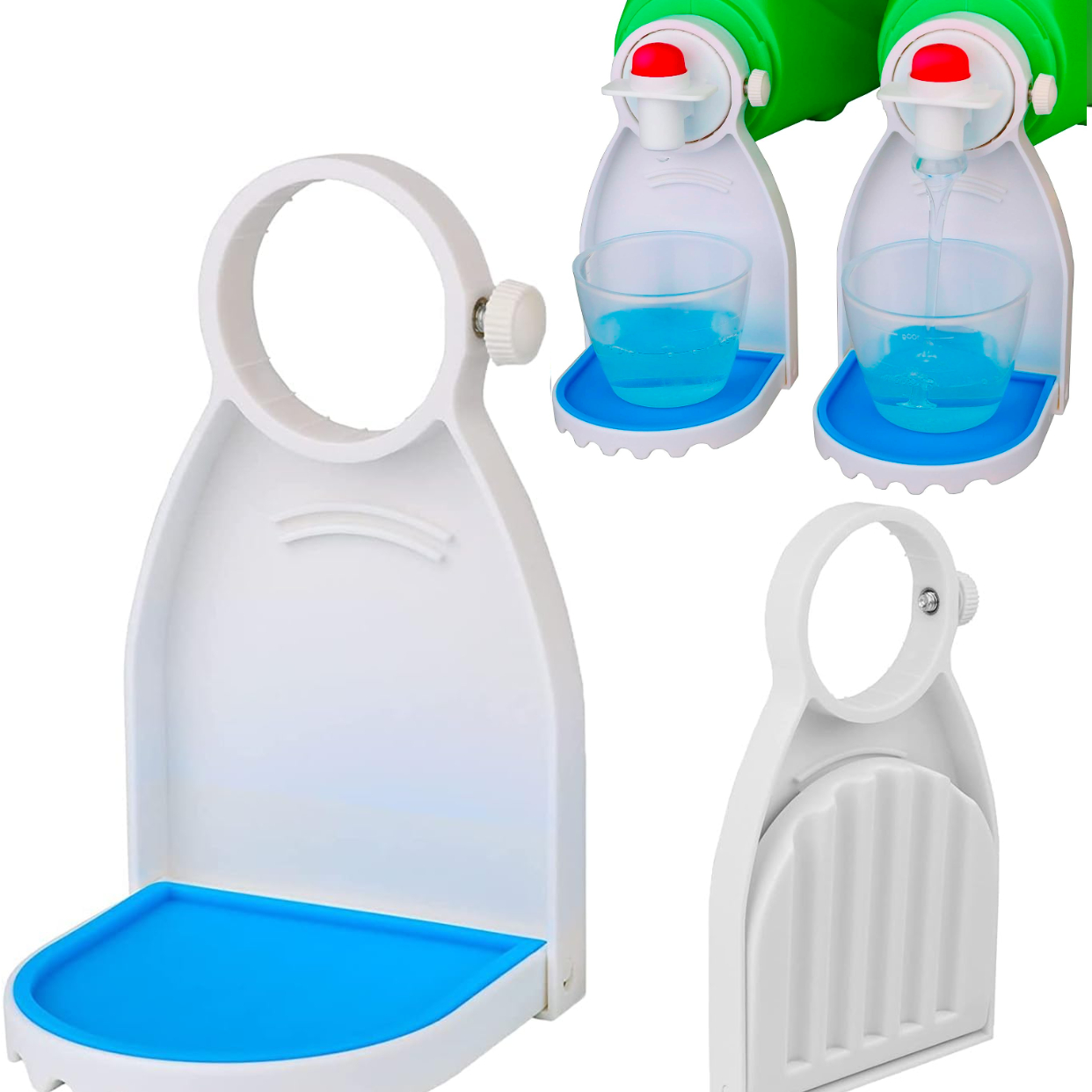 Laundry Detergent Cup Holder To Prevent Drips & Spills Industrial Set of  2!!
