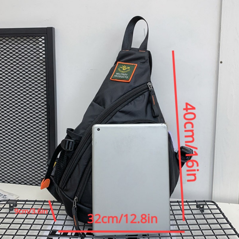 Large Capacity Chest Bag For Men Outdoor Sports Crossbody Bag Travel Bag  Fishing Bag