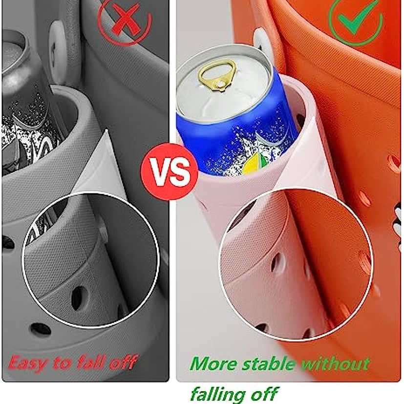 Portable Flower Charm Cup Holder, Drink Cans Bottle Organizer For