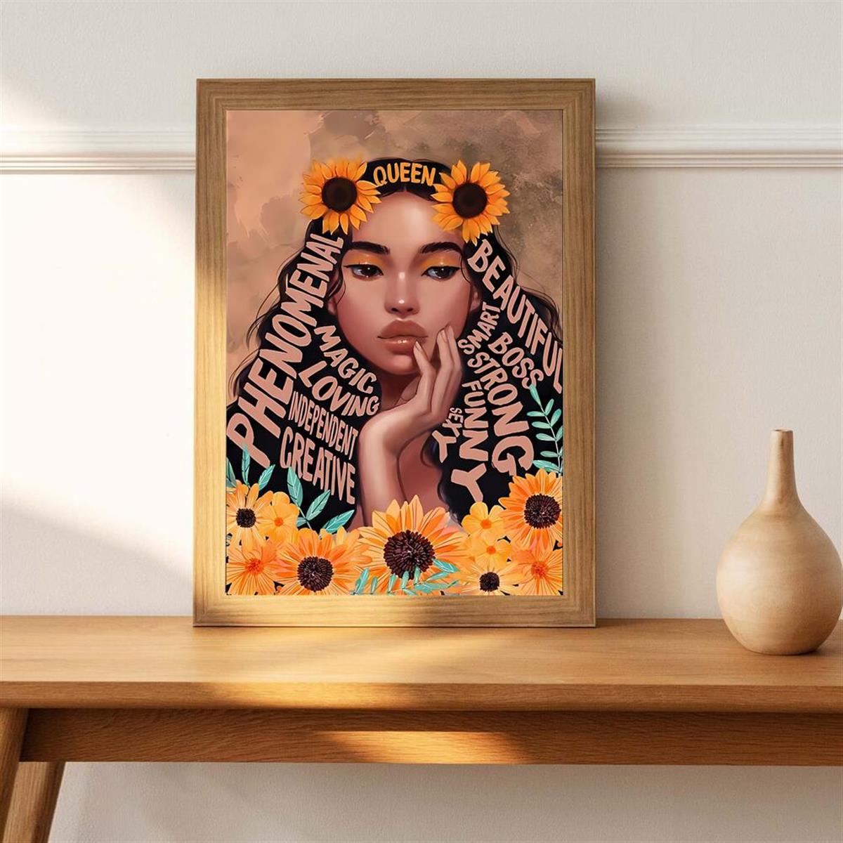 Funny Black Girl Art Wall Decor Black Girl Magic Wall Art - Temu