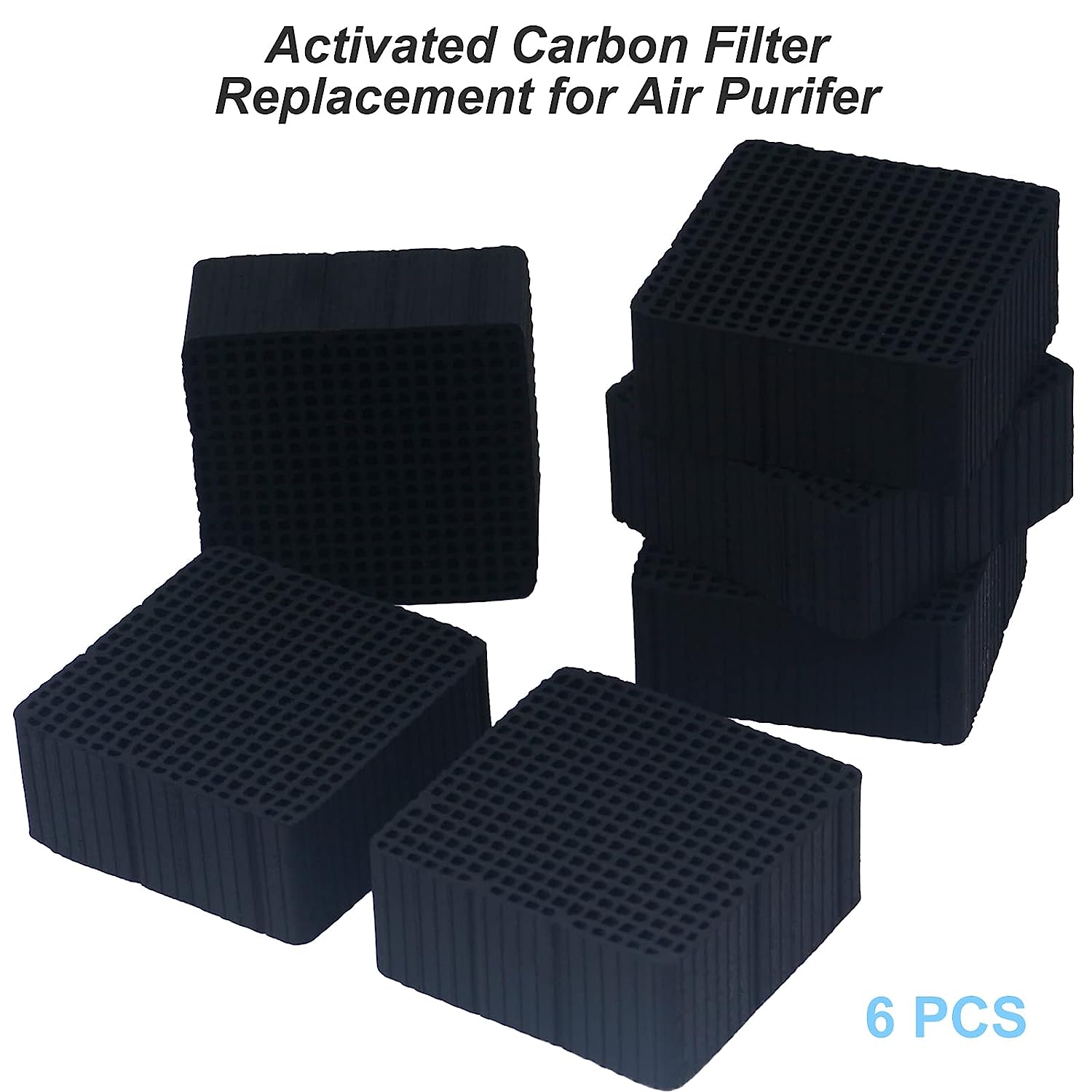 Activated Carbon for 3D Printers, Thermaly Activated, Low-Dust GAC Charcoal  for Laser Engraver, Carbon for Filter Refill (1 Pound)
