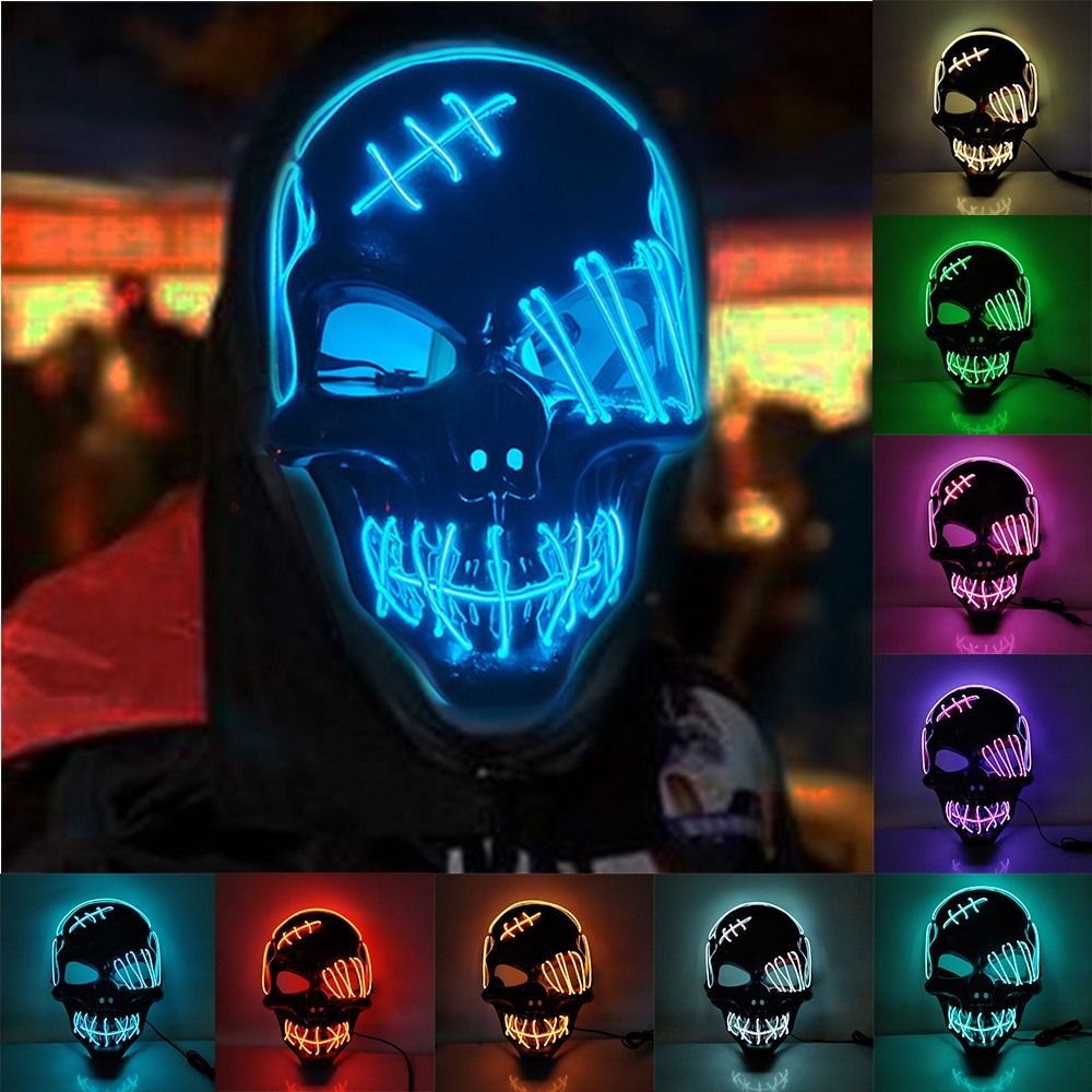 Halloween horror bloody warrior skull mask game horror skull mask Halloween  mask - AliExpress