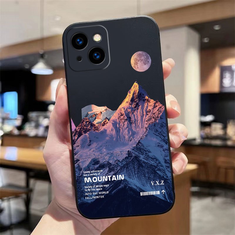 TEMU Tpu Phone Case For Iphone 14 Plus 13 12 11 Pro Max Xr Soft Case Cool Scenic