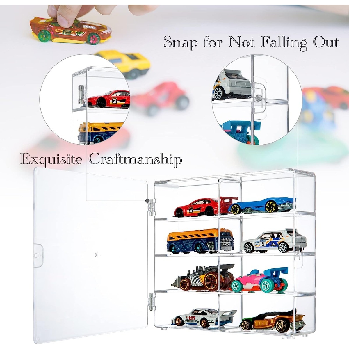 Case Compatible With Hot Wheels Cars Gift Pack. Toy Cars Organizer