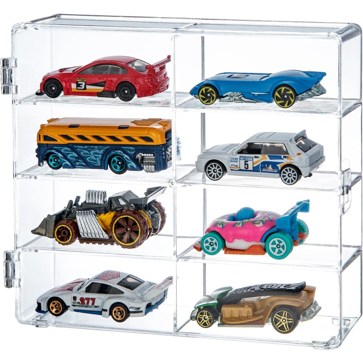 Acrylic Display Case Compatible With Hot Wheels, 8 Slots Display Case For  Hot Wheels, Die Cast Toy Cars Standing On Office, Home For Decoration (8  Slots-7.28''x1.57''x6.5'')