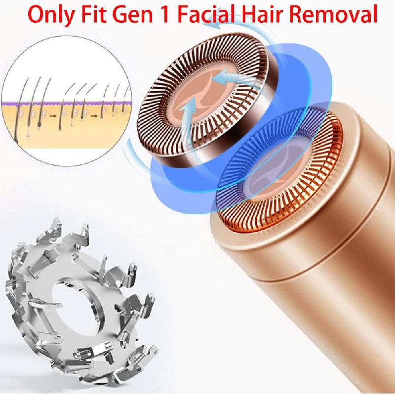 Facial Hair Remover Replacement Heads Replacement Blades For - Temu