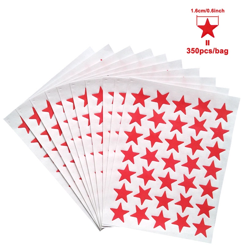 10 Blatt/beutel Roter Stern aufkleber Prägung Fünfzackiger - Temu Austria