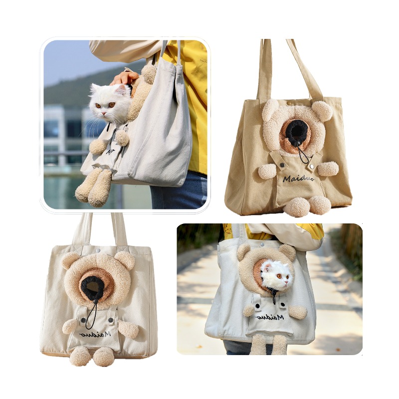 Pet Shoulder Carrying Bag Cute Bee shaped Pet Canvas - Temu