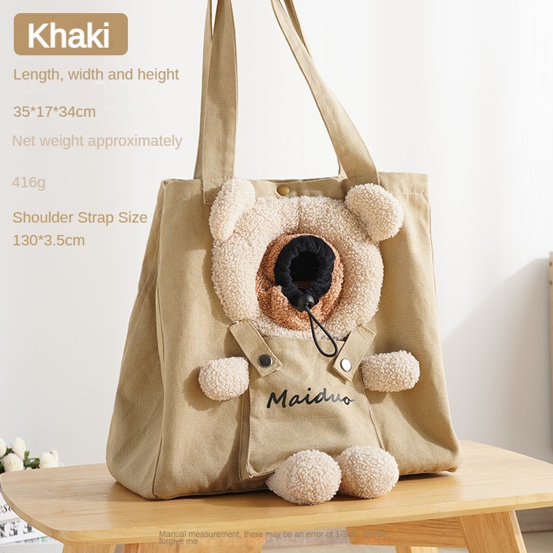 Pet Shoulder Carrying Bag Cute Bee shaped Pet Canvas - Temu