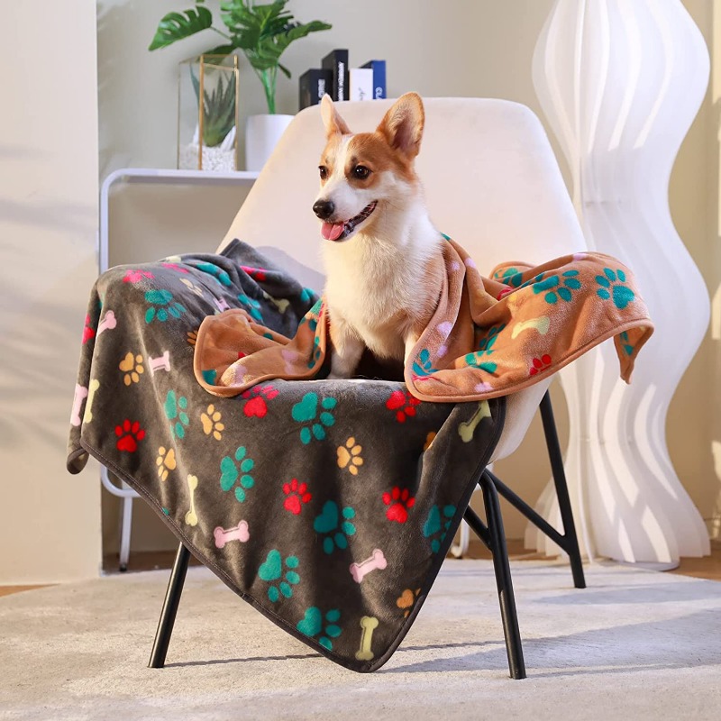 Flannel dog cheap blanket