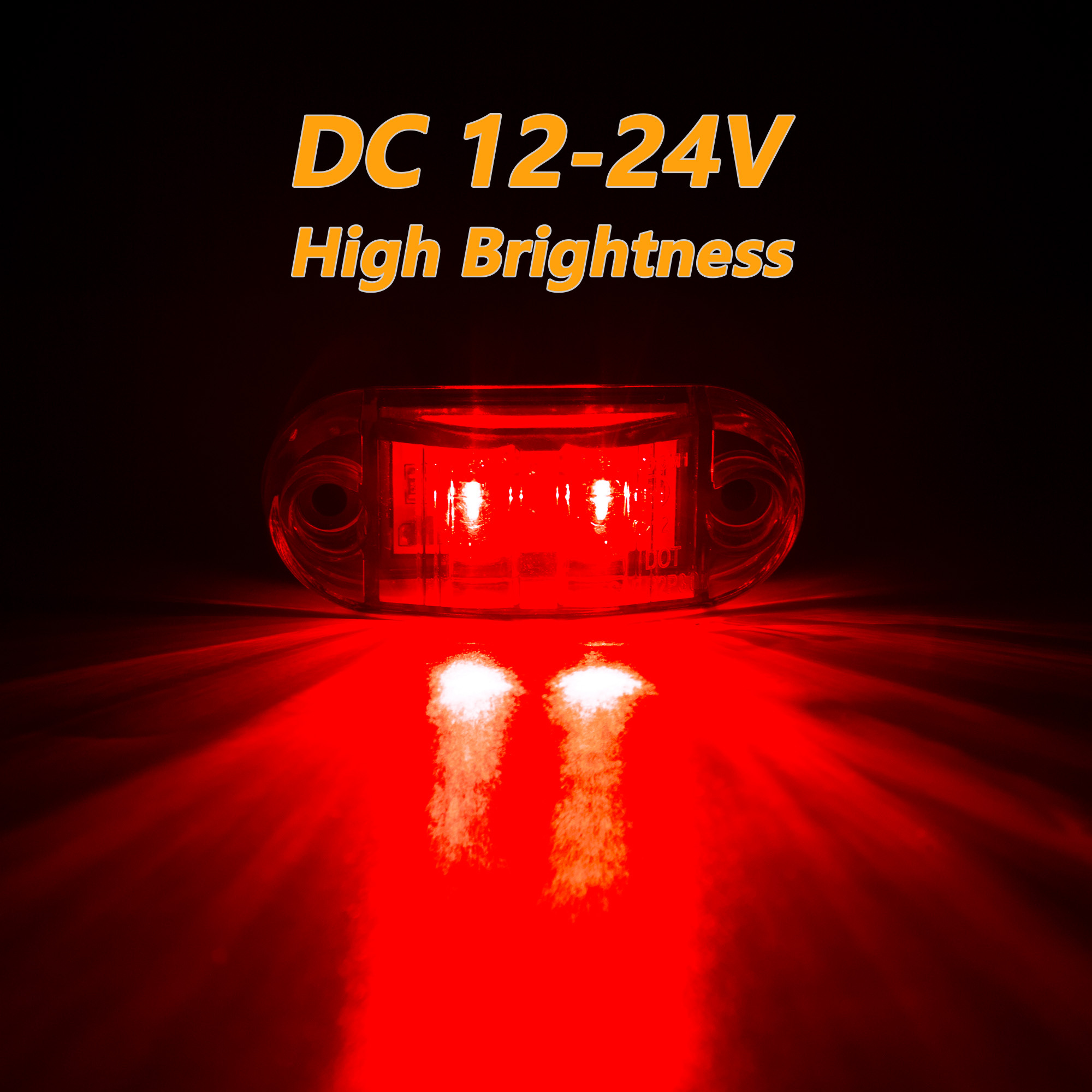 10pcs Universal LED Front Rear Side Indicator Marker Light Bulb
