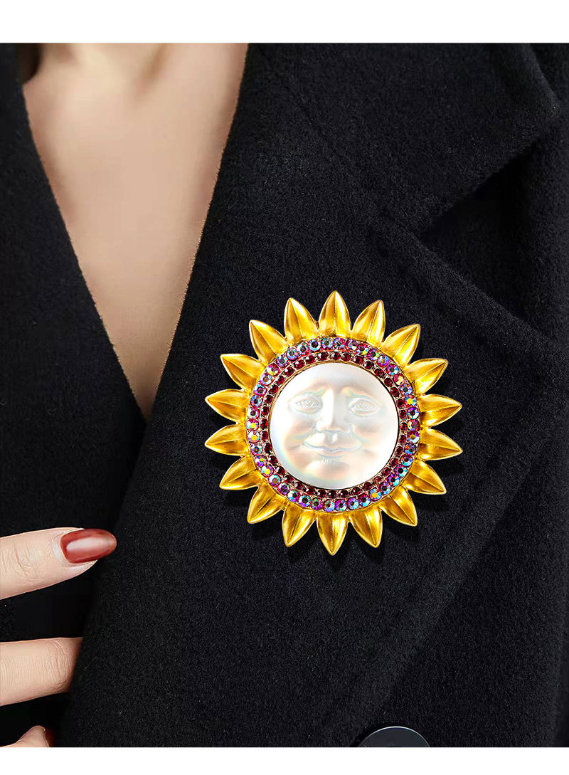 yorqin oy sehrgar shlyapa emal brosh pin qiziqarli kulgili brosh klip yelka pin belgilari kiyim sumka ryukzak kurtka jozibador partiy sovgʻa tafsilotlari 12