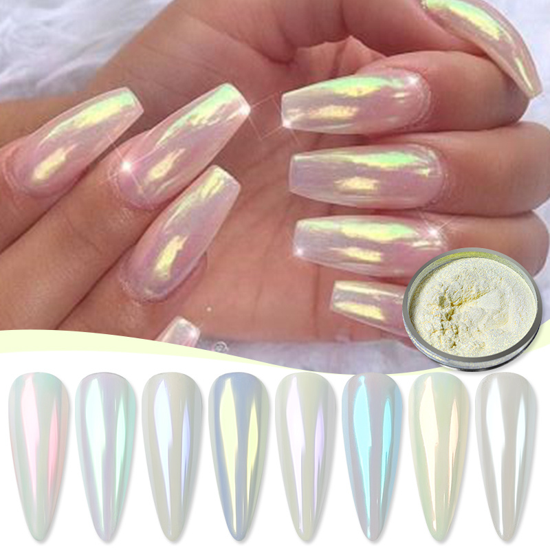 Y2K Espejo Cromo Polvo Para Uñas Nail Art Glitter Efecto - Temu